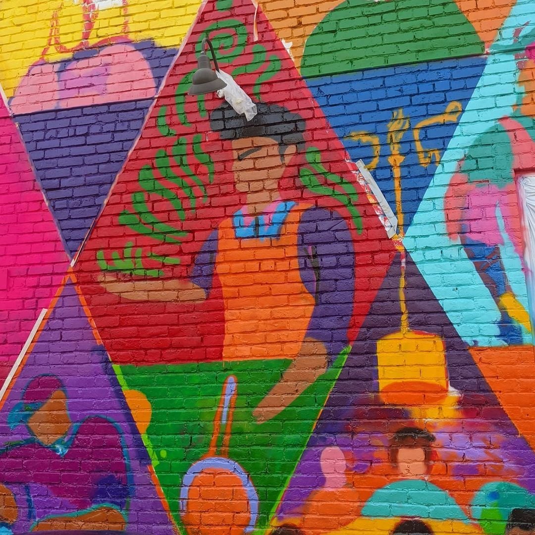 artsandrecus's tweet photo. Sneak peek of in-progress mural by Minneapolis College of Art and Design alum, artist, Kevin Martinez.

#PublicArt https://t.co/E5noxuGul6