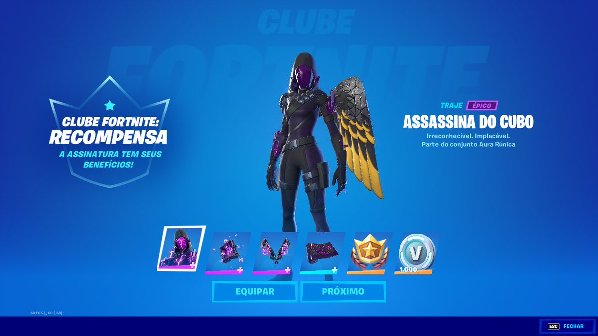 Clube Fortnite usando usando AcTNery! 🥰