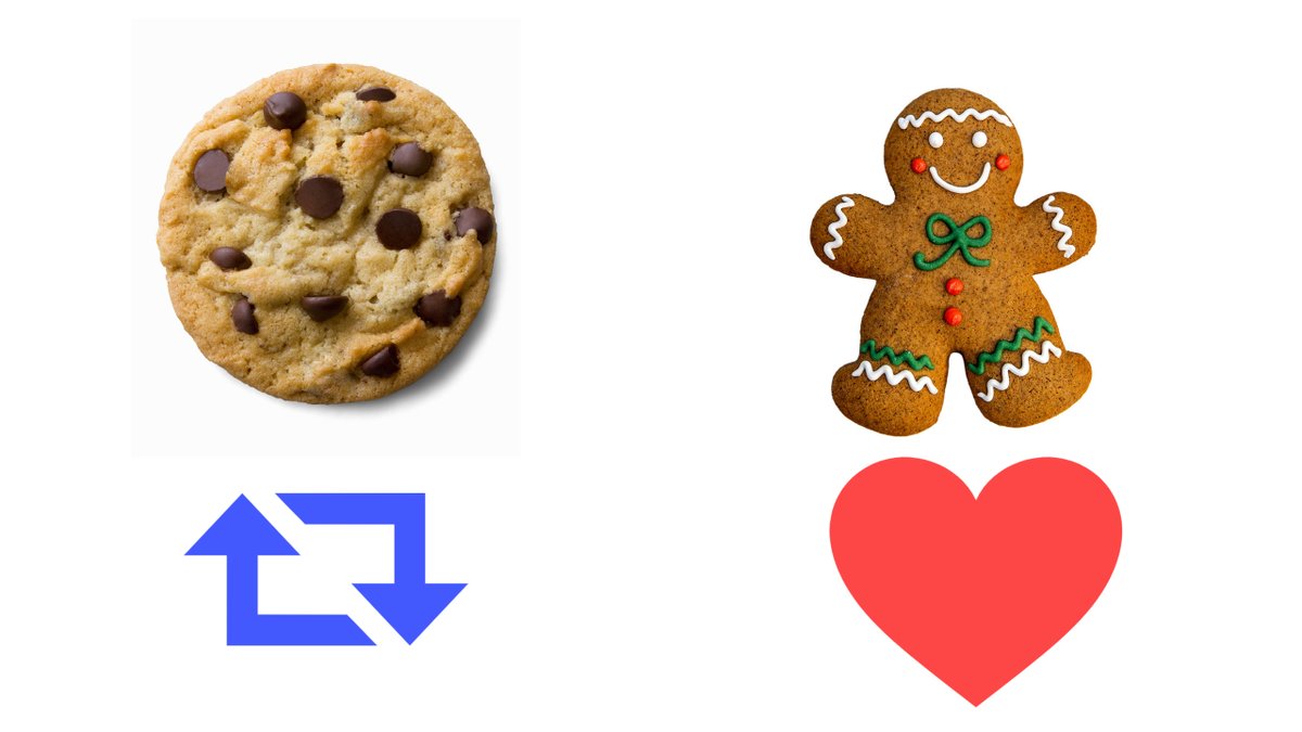 WFLA's tweet photo. It's National Cookie Day! πͺπͺπͺ We want to know which cookie is better to leave for Santa Claus. Leave a like for gingerbread or a retweet for chocolate chip. https://t.co/H4GEifaYCF https://t.co/Q8junImt5a