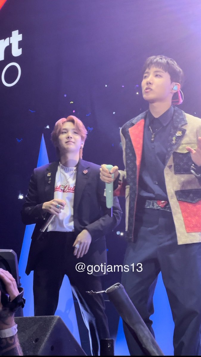 Yoongi caught in 4k looking at his Hoba...