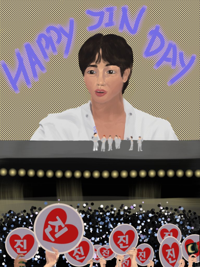 I made it!!! only a couple of hours left but #HappyJinDay!!!!
You never fail to make me laugh💜💜💜
#OurPreciousFlowerJin
#OurDecemberAngel 
#WorldwideSingerJin
#BrightestMoonJin 

P.s. thank you for #SuperTunaByJin