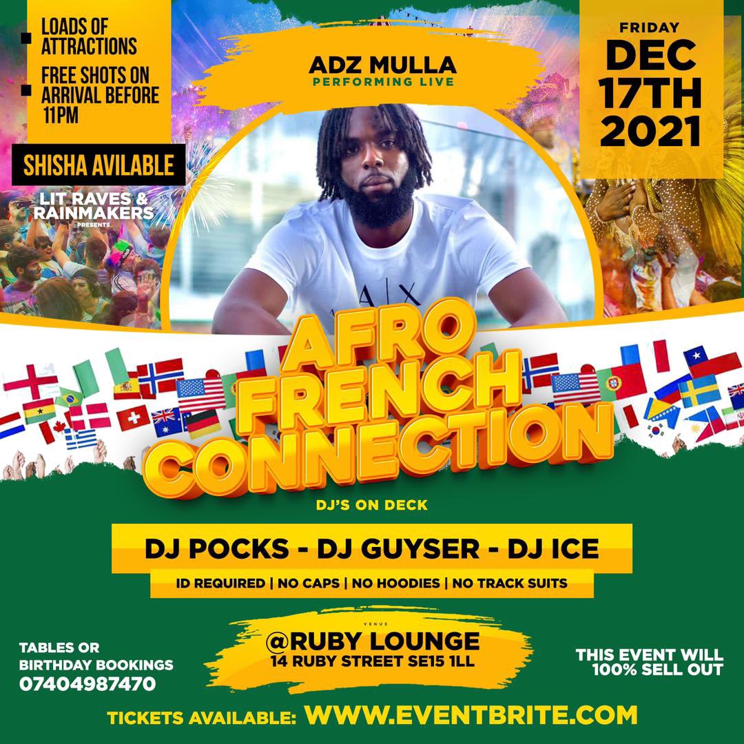 djswertpremier's tweet photo. WE GETTING LIT 🔥 AGAIN THIS DECEMBER 17th 2022 #AFROFRENCHCONNECTION   GRAB YOUR TICKETS NOW. https://t.co/IeV3rttkoe https://t.co/ECKuucQreu