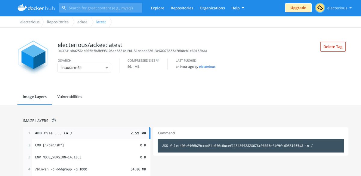 getackee's tweet photo. Ackee v3.3 is live with a new Docker image that supports linux/arm64, linux/amd64 and linux/arm/v7 🚀

https://t.co/1YAfK6DXv9 https://t.co/ZVeITEuttD