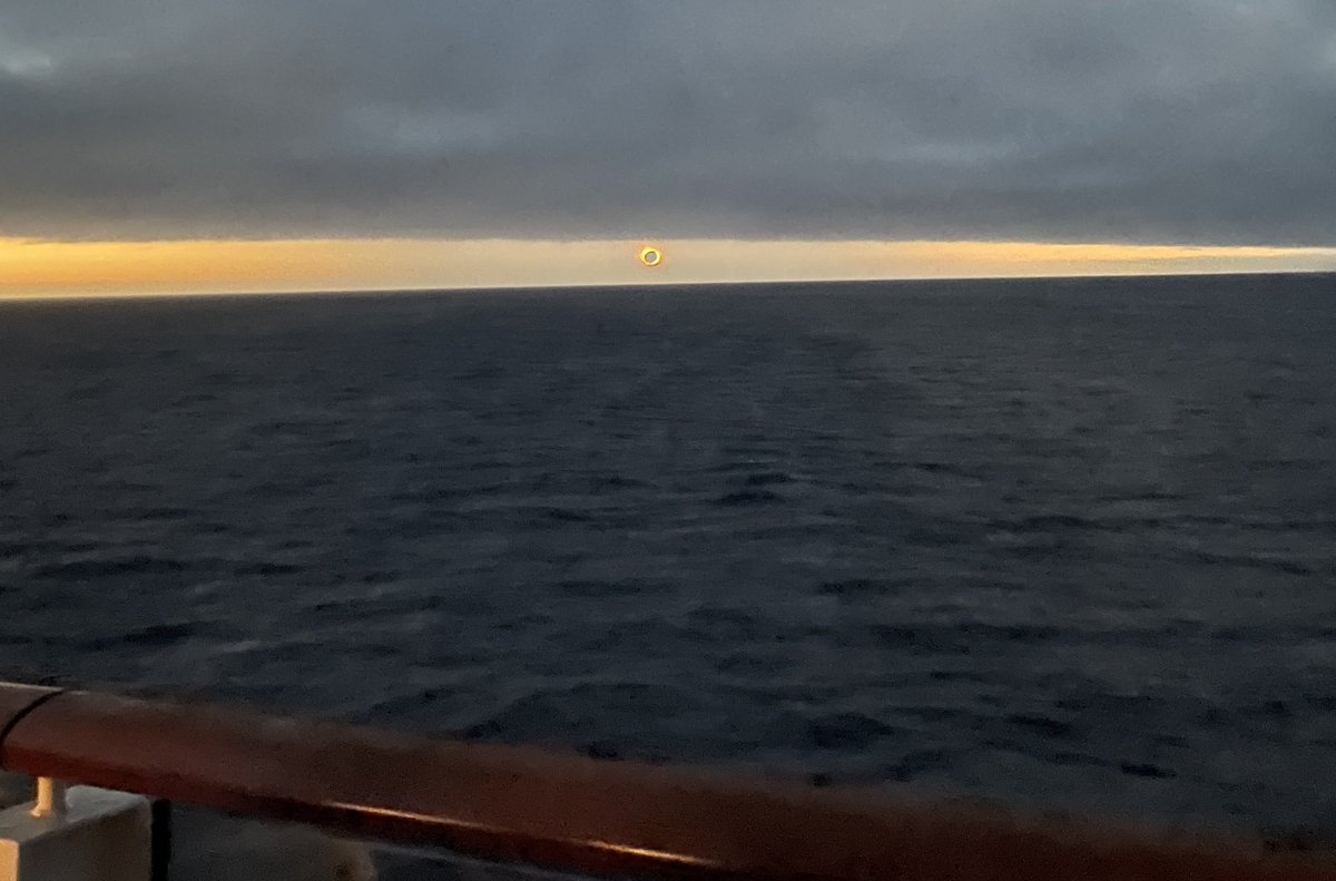 LisaGardnerBks's tweet image. #eclipse2021 Got to wake up at 4 am to catch this spectacular solar eclipse near the Falkland Islands. My puny iPhone can’t do it justice, but the diamond ring made my heart go pitter pat.  @LindbladExp