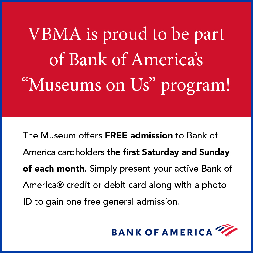 VeroBeachMuseum's tweet photo. Bank of America cardholders enjoy FREE admission TODAY Saturday, December 4 at the Museum. #vbma #artexhibition #bankofamerica #museumsonus https://t.co/oyTI6GW3cW