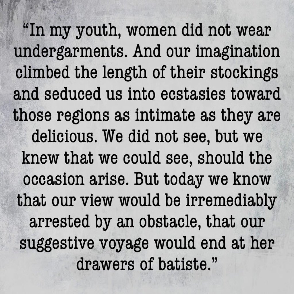 WhoresofYore's tweet photo. A French journalist lamenting the new trend of women wearing underwear, taken from “Gil Bias” (1890). https://t.co/JGmv80fnLZ