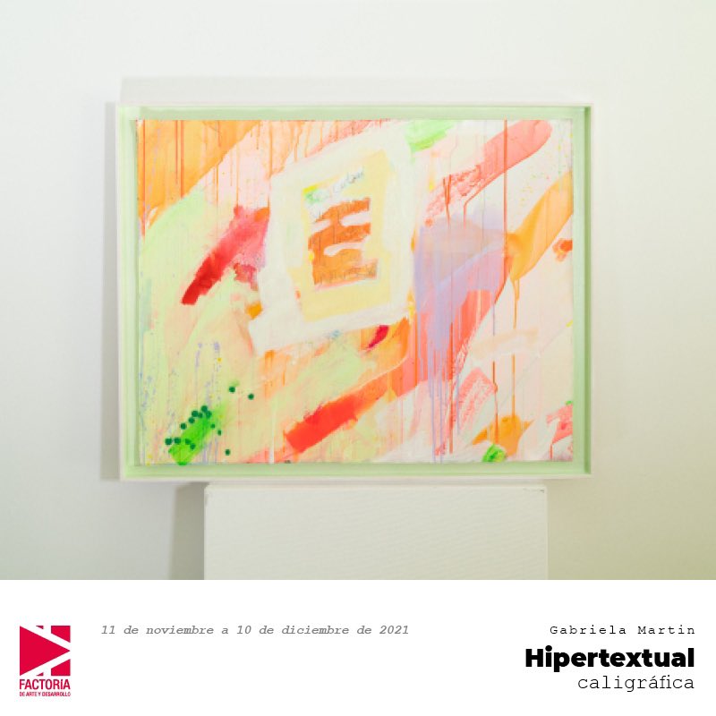 En este puente podrás encontrarnos el martes por la tarde, en los últimos días de #hipertextualexpo de nuestra querida <a href="/GabiMartinArte/">Gabi Martin Arte 🔳</a>