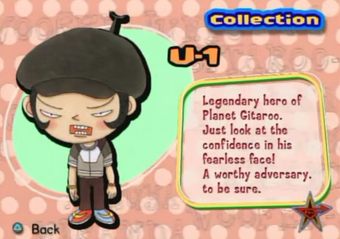 Today's Musician is U-1/Gitaroo Man from Gitaroo Man!