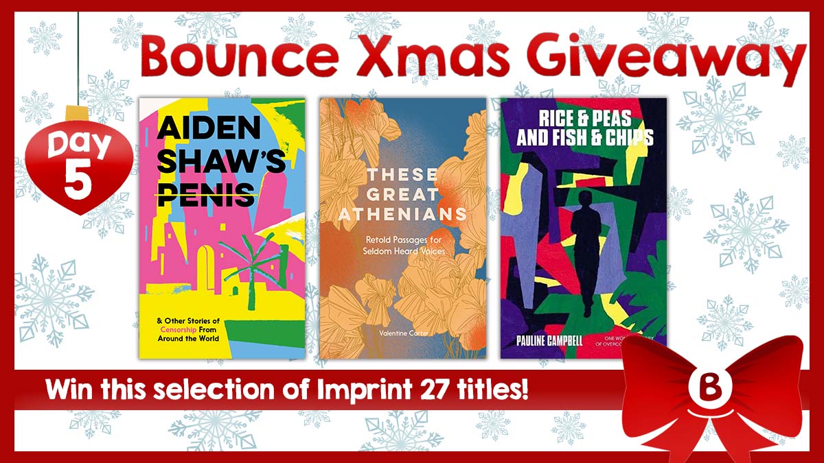 'Day 5 of the Bounce 12 Days of Christmas!🎄 Win this bundle of adult fiction and non-fiction from @imprint_27 To enter: -Like + RT -Follow us @bouncemarketing -Comment below who has inspired you this year! Ends 12am 13/11. #BounceBooks #12DaysOfBounce'