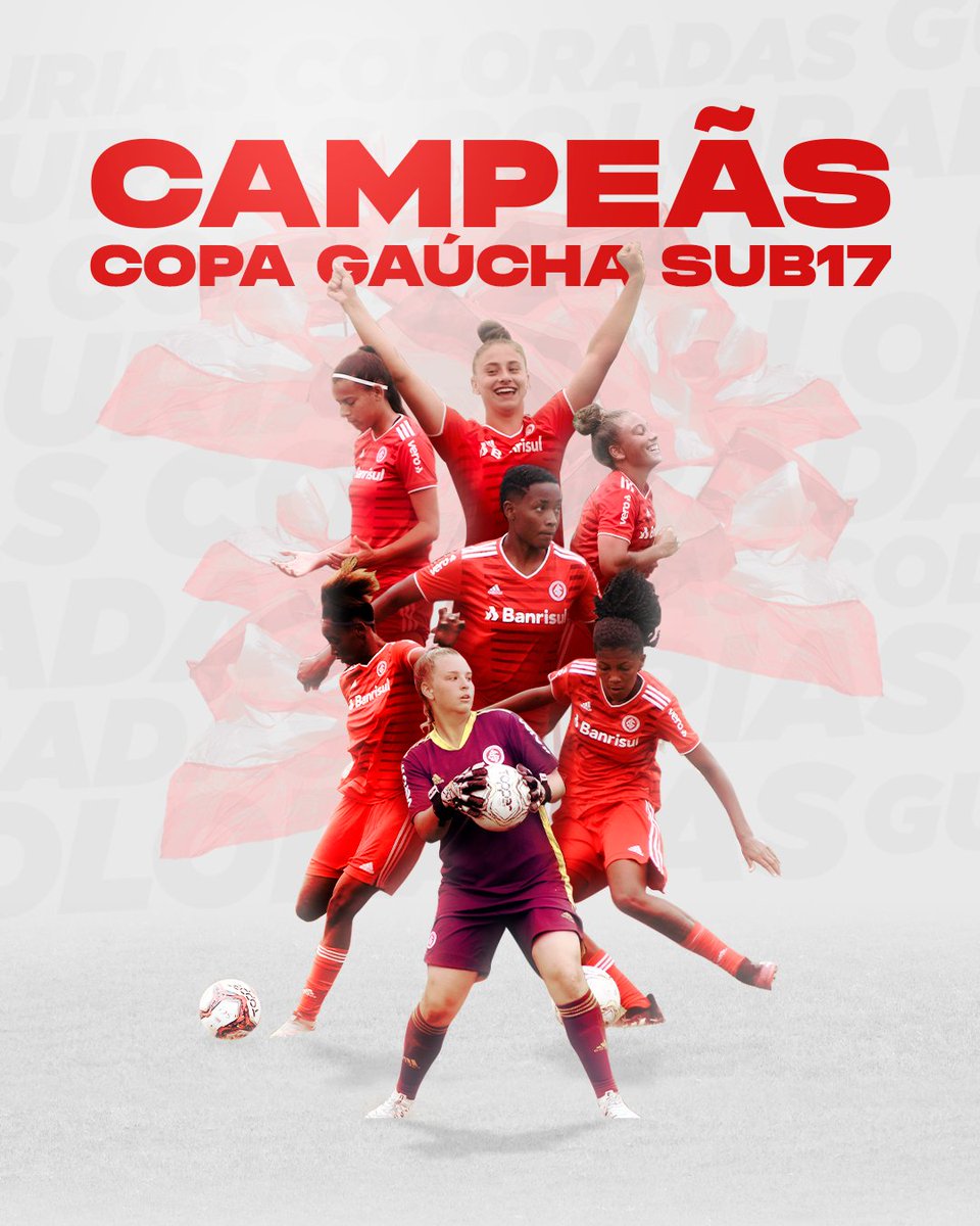 GuriasColoradas's tweet image. (INT1x0GRE) ⏰ 33'/2T: FIM DE JOGO! AS GURIAS COLORADAS SÃO CAMPEÃS DA COPA GAÚCHA DE FUTEBOL FEMININO SUB-17! 🏆

#VamoInter #GuriasColoradas  🇦🇹