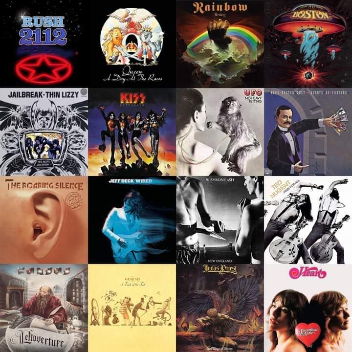 1976, such a great year for rock music.  Pick One🎶🎸