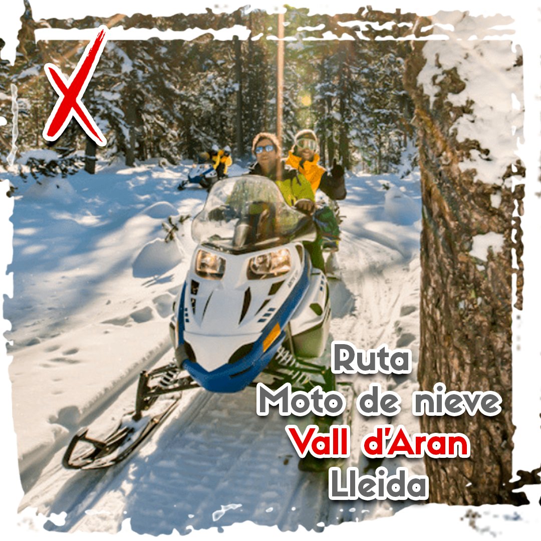 Nuestro consejo del día para acabar con la rutina es una espectacular ruta en moto de nieve por el Vall d'Aran, Baqueira-Beret
It's ON 🔥❄️