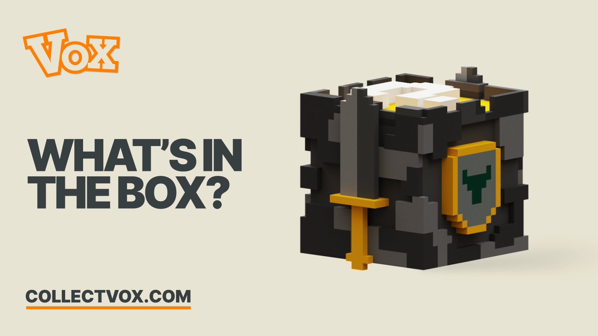 🗝️ Boxes will drop on Monday, December 6th at 2pm PST 🗝️

Box holders can reveal their VOX on December 16th!

collectvox.com

#VOXdrop #MirandusVOX #wenVOX 
#DeFi #collectibles #NFT #GalaLabs