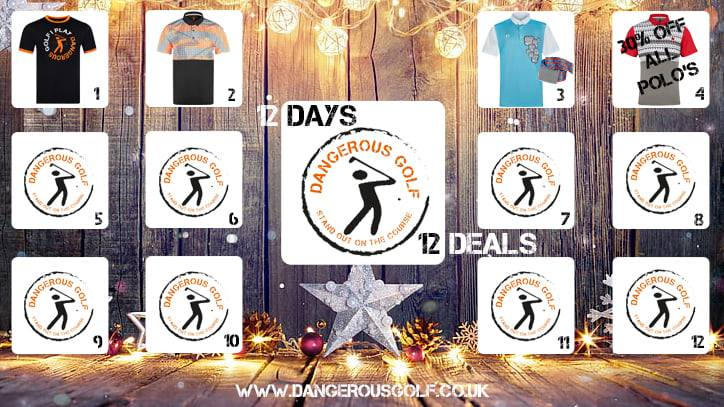 DangerousGolf's tweet photo. DAY 4 - 12 DAYS 12 GREAT DEALS.
TODAY'S OFFER - 30% OFF all Dangerous Golf Polo Shirts.
Simply enter discount code: XMAS430OFF
https://t.co/M8RRT4IWko
GREAT GIFT IDEA FOR YOUR DANGEROUS GOLFER...
#standoutonthecourse2021
https://t.co/bgoIoOcIdY https://t.co/Z5PkSatE2J