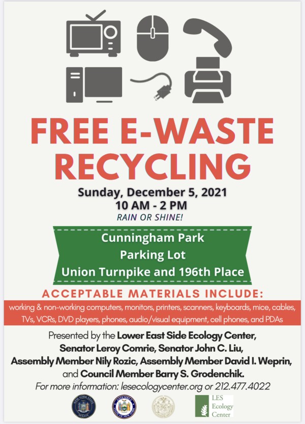 LNoce18's tweet photo. #queens #E-waste #recycling event https://t.co/yIKroxpLRQ