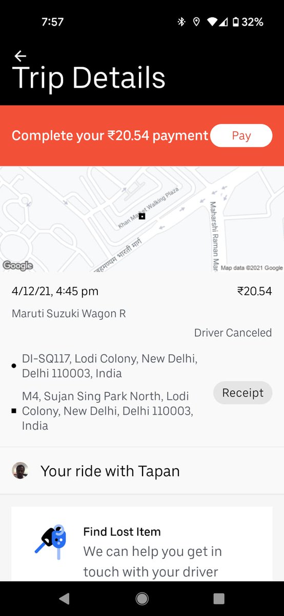 shylock007's tweet photo. Why should i pay when i wasted my time for waiting for my cab and then he cancelled
@Uber_Support https://t.co/sPQe5SqceO