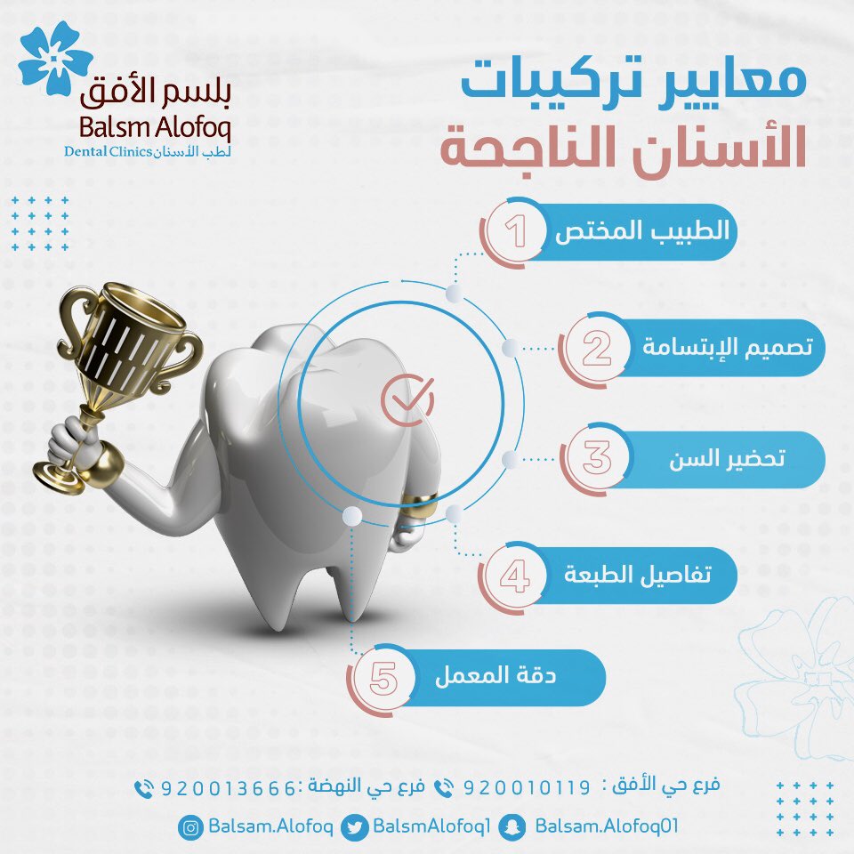 لاتشيل هم معايير الجوده والكفاءه 💯 واحنا موجودين 🦷

#عيادات مجمع بلسم الأفق لطب وتقويم الأسنان 
☎️ حي الأفق 920010119 
☎️حي النهضه 920013666

#مجمع_بلسم_الأفق 
#تقويم_اسنان #عيادات_أسنان  #ابتسامة_هوليود 
#القصيم_بريده #نهاية_العام  #عروض_القصيم #عروض_الجمعة_البيضاء