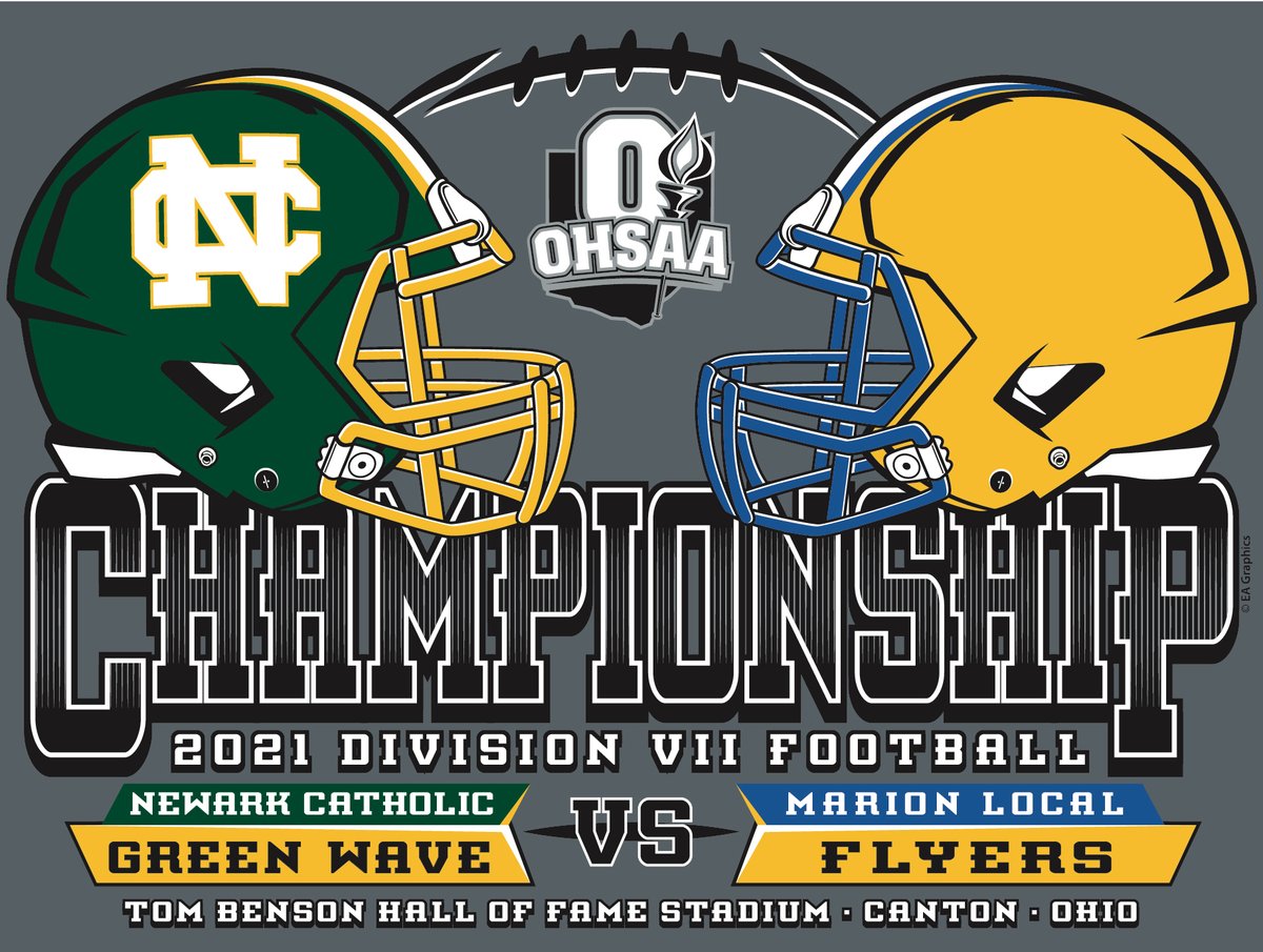 🏆🏈#OHSAA D7 STATE FOOTBALL: The final day of the state championships begin with game 5️⃣ of the weekend in Division VII ➡️ Maria Stein Marion Local vs. Newark Catholic in Canton <a href="/ProFootballHOF/">Pro Football Hall of Fame</a> at 10:30 AM on <a href="/SpectrumNews1OH/">Spectrum News 1 OH</a>!

Our coverage: ohsaa.org/Sports-Tournam…
