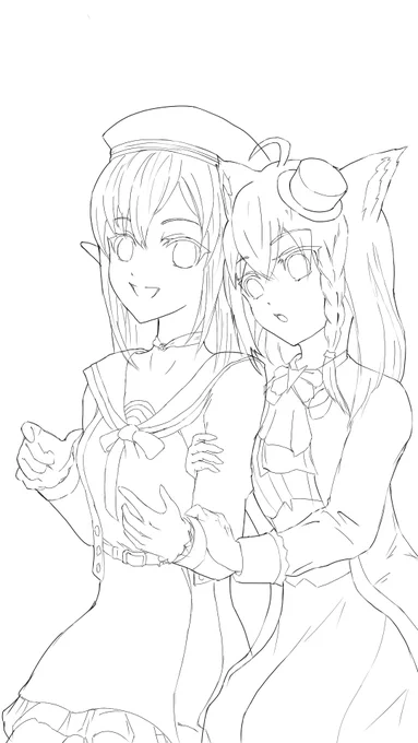 12月は多少時間に余裕がある(ハズな)ので通常頭身の絵もいくつか描けるといいなぁ。 