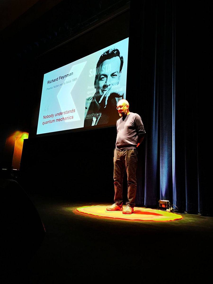 La parola a Salvatore Savasta, titolo del talk “Perché la meccanica quantistica dovrebbe influenzare la cultura di massa”.
#TEDxCapoPeloro #Messina #TEDxMessina