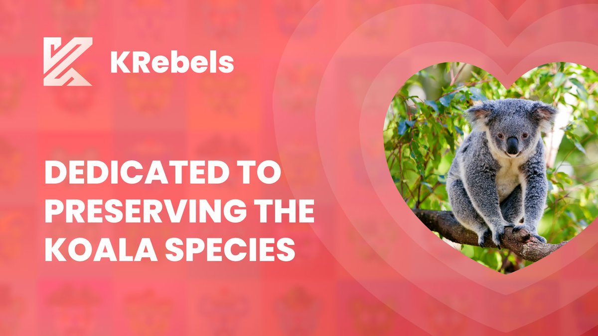 the_KRebels's tweet photo. While creating KRebels we commited as much to financial integrity as we did to artistic integrity, proceeds from the sale of this #NFT series will go to foundations dedicated to preserving the Koala species #KRebels will change the earth! 🌍❤️🐨 https://t.co/AobbRXD1Fe