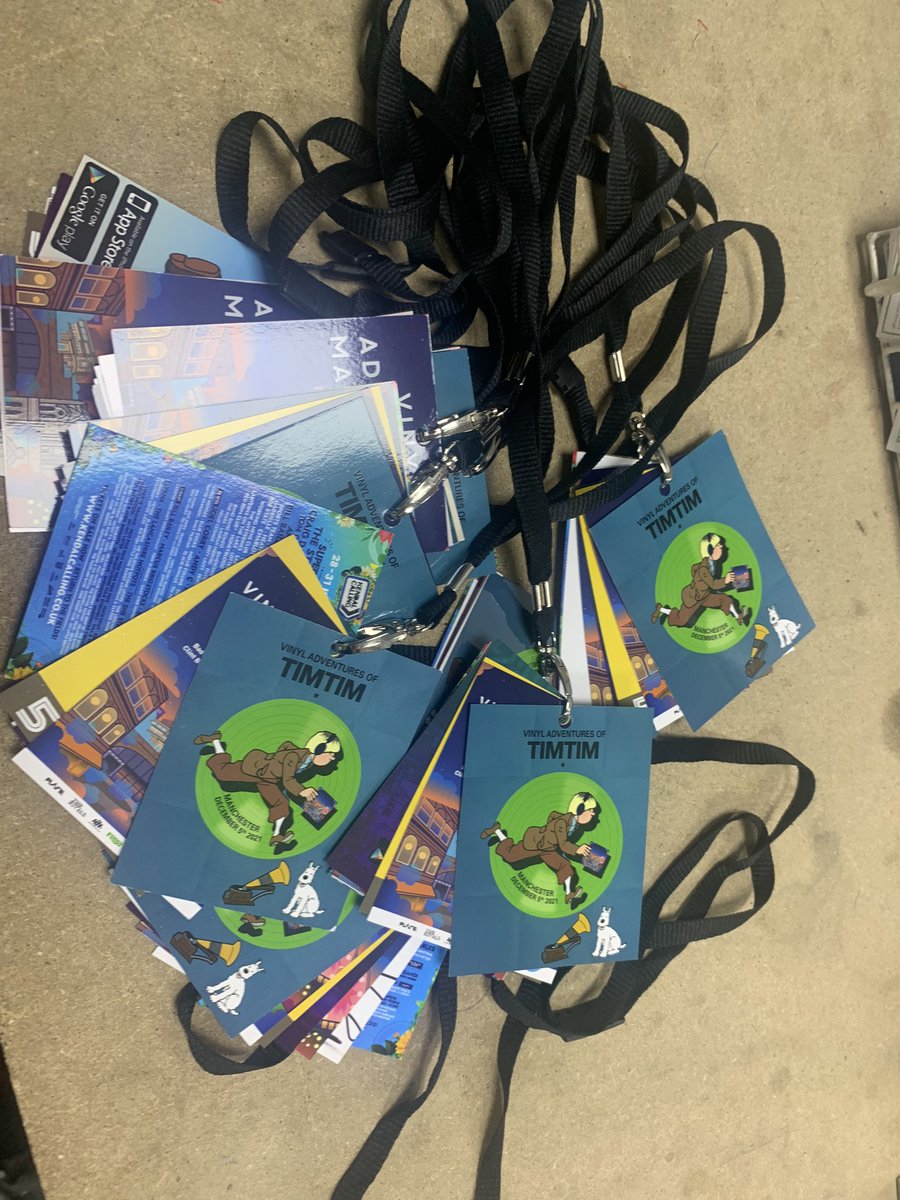 Lots of lovely #VinylAdventuresMCR lanyards and laminates in <a href="/OxfamEmporium/">Oxfam Emporium - Manchester NQ</a>, Oldham St. 

Pick one up if you’re nearby