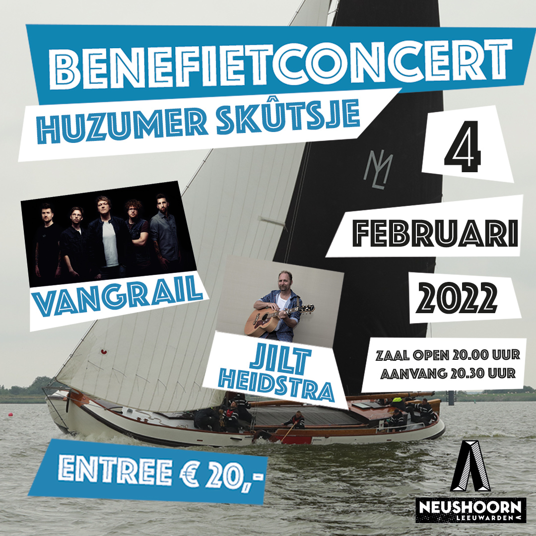 Eindelijk is het dan zover! Na bijna 2 jaar wachten kunnen we het benefietconcert weer organiseren!! Dit is op 𝟒 𝒇𝒆𝒃𝒓𝒖𝒂𝒓𝒊 𝟐𝟎𝟐𝟐 in Neushoorn in Leeuwarden. Met natuurlijk Vangrail en Jilt Heidstra. Bestel je kaarten hier: neushoorn.nl/pro.../benefie…