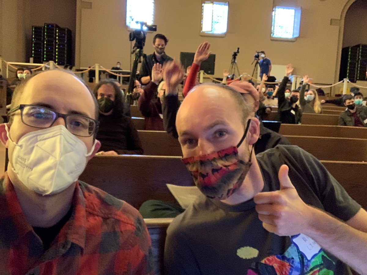 moreisdifferent's tweet photo. I'm at the @foresightinst #visionWeekend!! I'm having an amazing time - already met @jasoncrawford , @alexeyguzey , @dailectic ,  @robinhanson and sitting next to @RhysLindmark ! https://t.co/nX4lR0c2dB