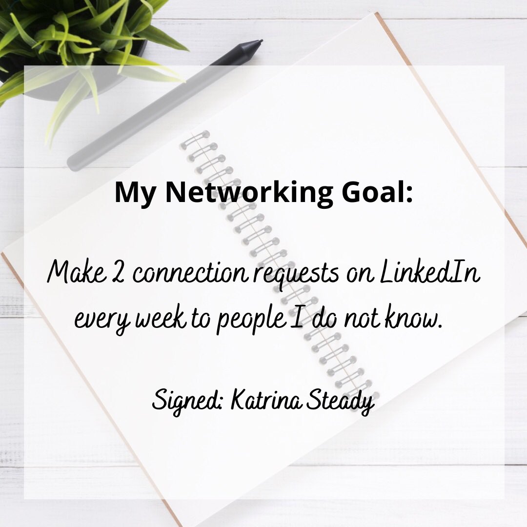 Steadfast_PC's tweet photo. This week is about setting #smartgoals for #networking, sharing my #goal: https://t.co/lAqf0cQn7n