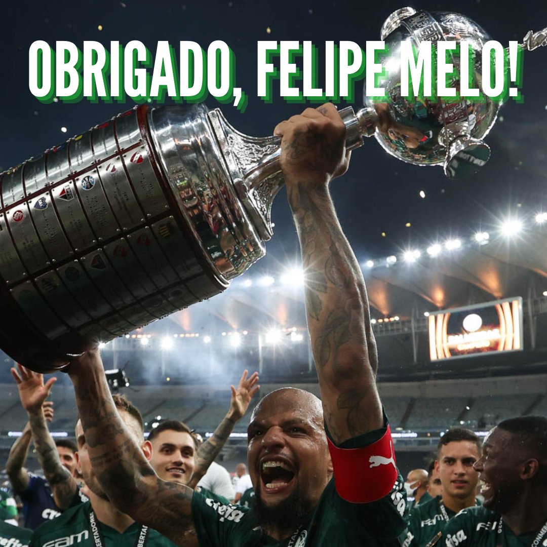 palmeirasonline's tweet photo. Felipe Melo não vai renovar com o Palmeiras. O clube já fez despedida para o atleta nas redes sociais. 

Obrigado por tudo, Pitbull! Obrigado por tudo, Monstro!

#Palmeiras #palmeirasonline https://t.co/DlDDfH8FRH