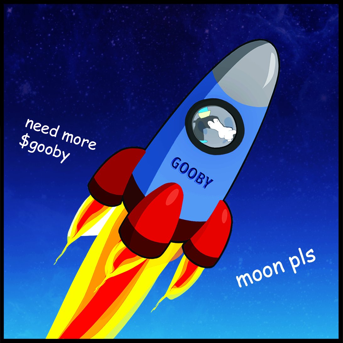 goobytoken's tweet photo. Need More Gooby! Get ready, this 1000X GEM is ready for liftoff! $GOOBY #GoobyCoin #CryptoGems #altcoins #BNB #PooCoin #Binance #CoinMarketCap https://t.co/3FSxPJfeov