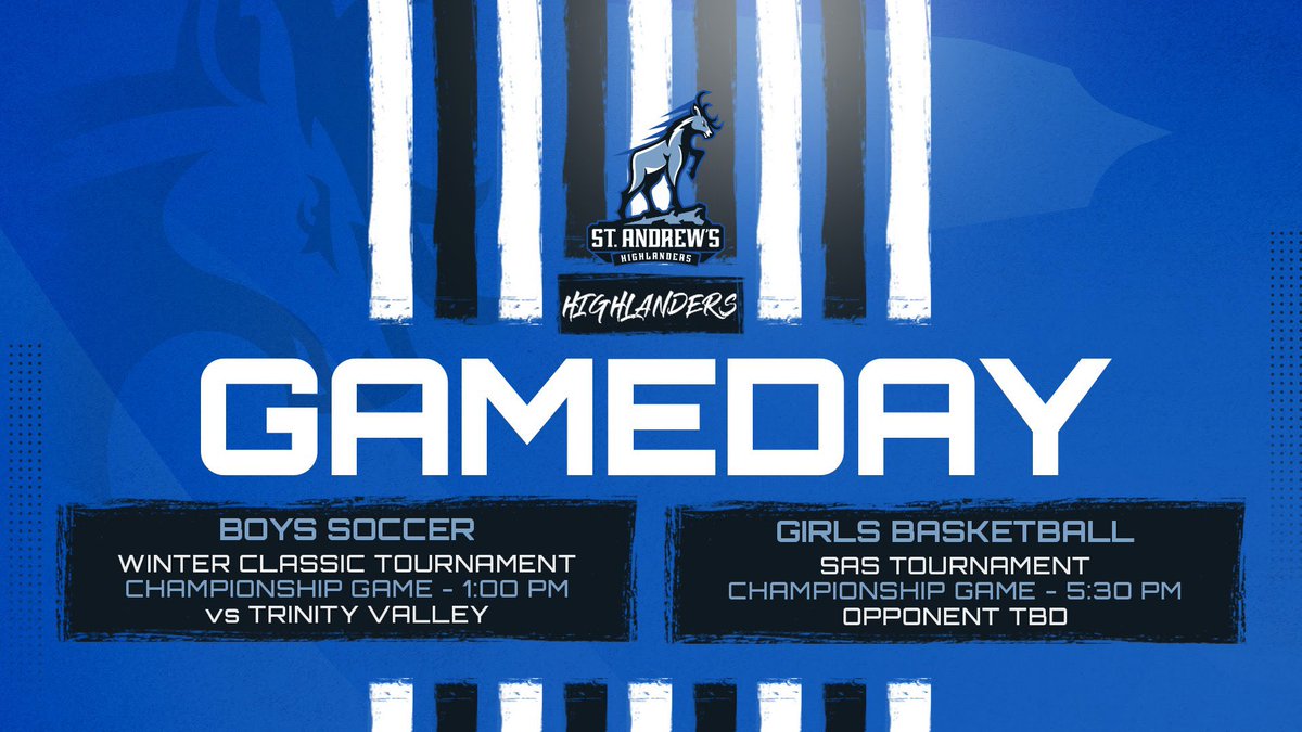 sashighlanders's tweet photo. 🚨 CHAMPIONSHIP ALERT 🚨
Girls Basketball and Boys Soccer (both undefeated) will play in the championship games in their respective tournaments- both at home! Be sure to come out and support.
BSOC: 1pm
GBBALL: 5:30pm
Come out and support your Highlanders! 🏀⚽️ #ChargingFoward https://t.co/cflwlaxZdl