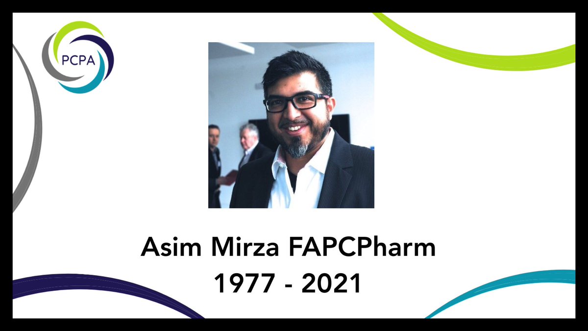 In memory of our dear friend and member, Asim Mirza, the PCPA executive has awarded a fellowship in recognition of his enormous contribution to primary care pharmacy. 

Condolences to his family from all at PCPA

1/2