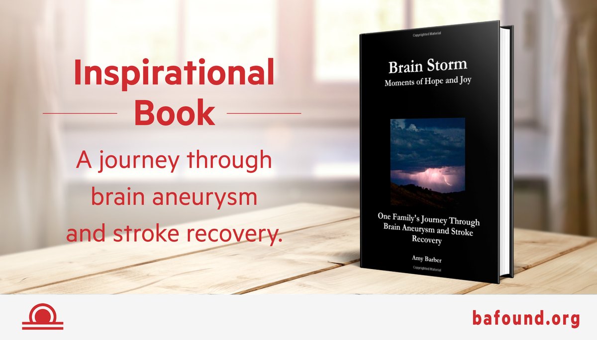 BAFOUND's tweet photo. The giving season is upon us, and books make great gifts! Are you learning to navigate through a life-altering brain aneurysm?
Link to Brain Storm, https://t.co/ViC7URgzZ6
#1in50 #SavingLives #ImprovingLives #AwarenessMatters #BAFound #InspirationalBook https://t.co/u7KaweF2KG