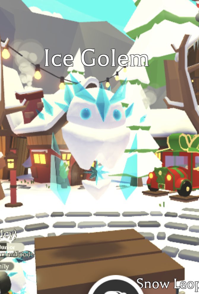 ⭐Fishy on X: Giving Away Ice Golems in Adopt Me! Comment Roblox Username!  💜 Any support on my art tweet linked below would be appreciated !   / X