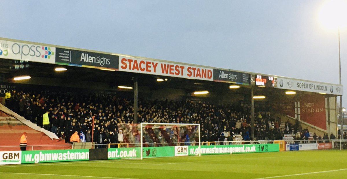 Hartlepool fans at Lincoln today

#BackToBuisness