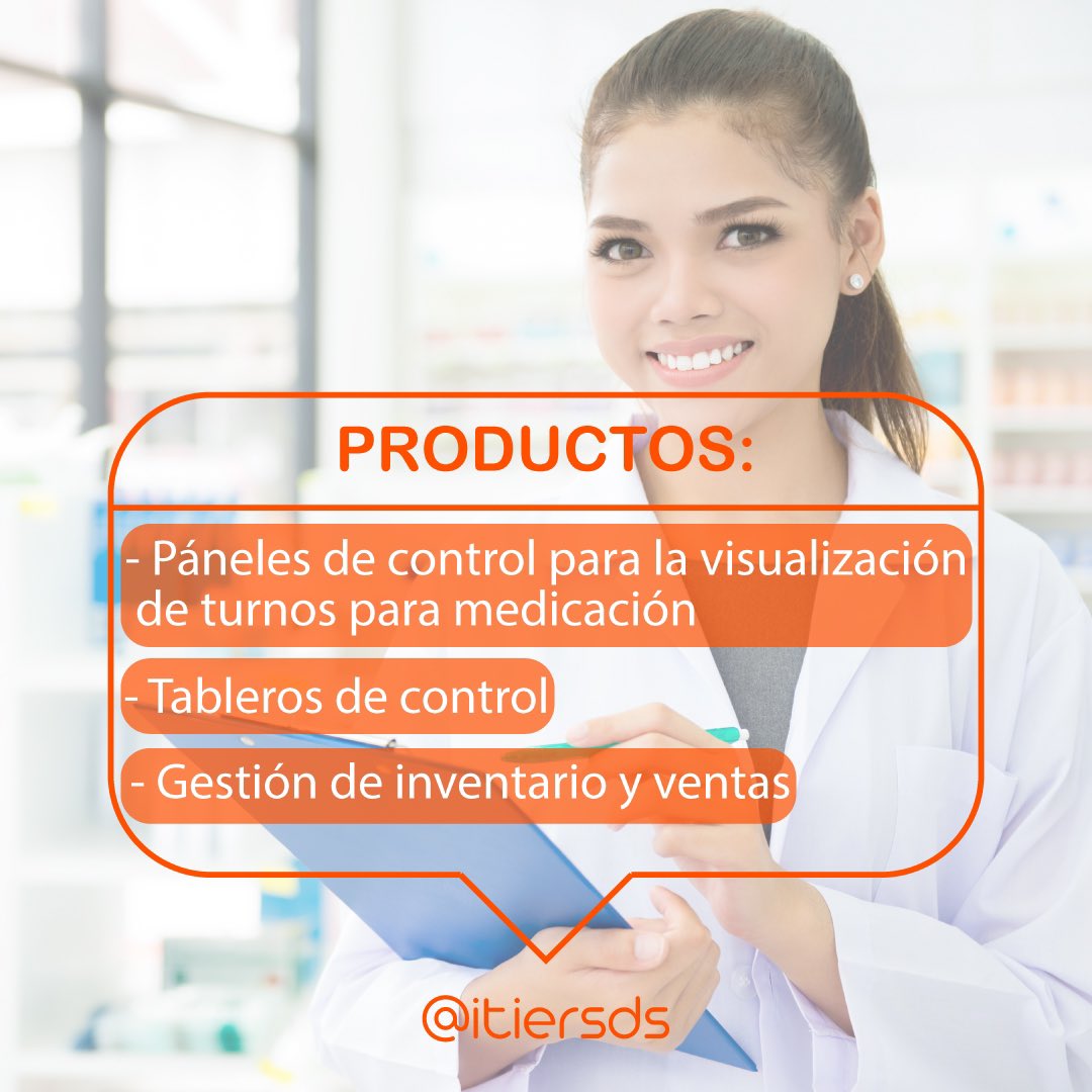 itiers's tweet photo. ¿Quieres aumentar la efectividad en la gestión logística y el nivel de ventas de tu #Farmacia? 📊💊 

Manejamos metodologías ágiles de acuerdo a tus tiempos y necesidades 📊⌚

#AnalisisDeDatos #DatificaTuEmpresa #ItiersLatam #FarmaciaYSalud https://t.co/qddpf02Xvs