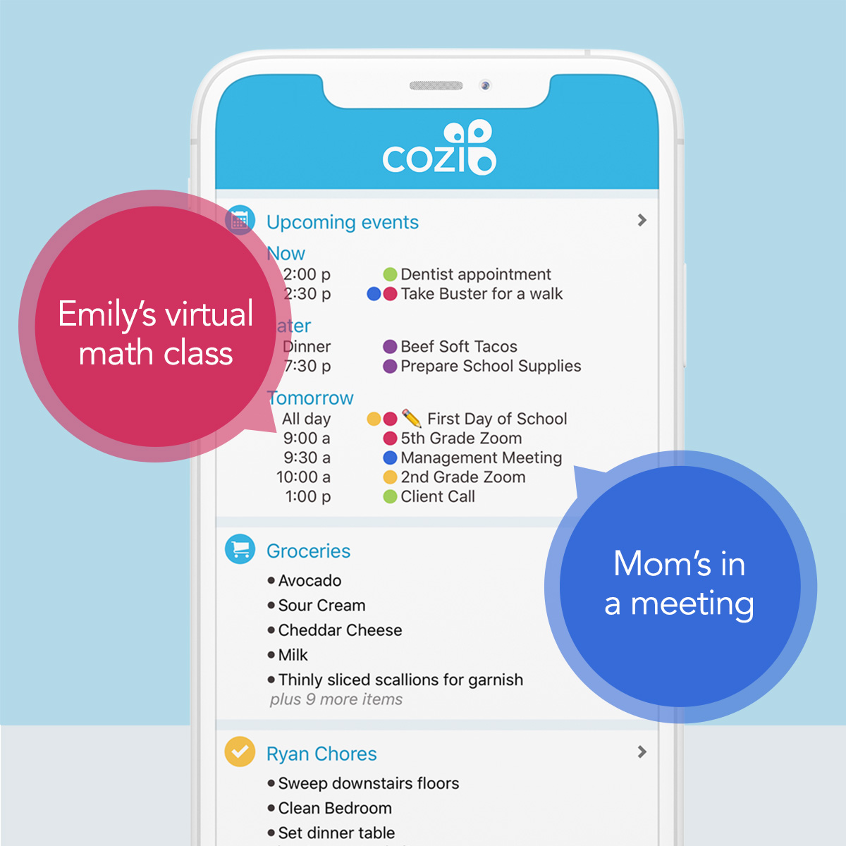 adviceonly's tweet photo. MainStreet's CEO Anna always has great tips and tricks to help manage your finances. Latest and greatest: Cozi Family Organizer. This free app offers a shared calendar, reminders, grocery list and more. 👉 https://t.co/ozQU7Mvf9j https://t.co/8mBiGJBw65