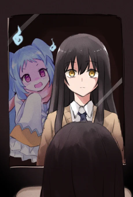 みこ&ミヤコ(声優一緒)
「くりくりプリンをよこすの」
#見える子ちゃん 