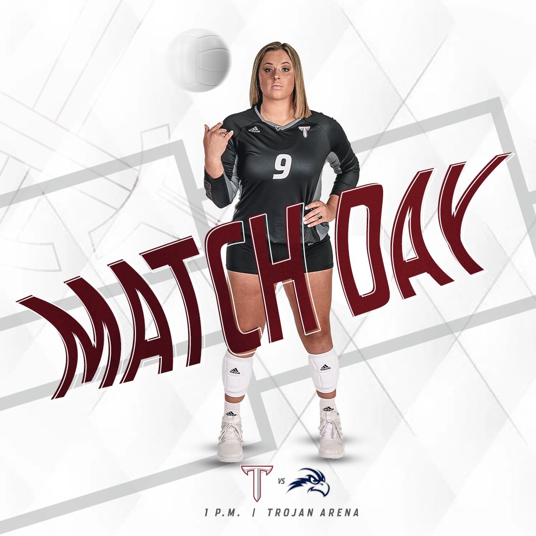 Saturday Plans: GAME. DAY.

🆚: North Florida
⏰: 1 pm
📍: Trojan Arena 
📺: gotroy.us/3y7kJb3
📊: gotroy.us/3DmeJvR

#BuildTheEmpire | #OneTROY⚔️🏐