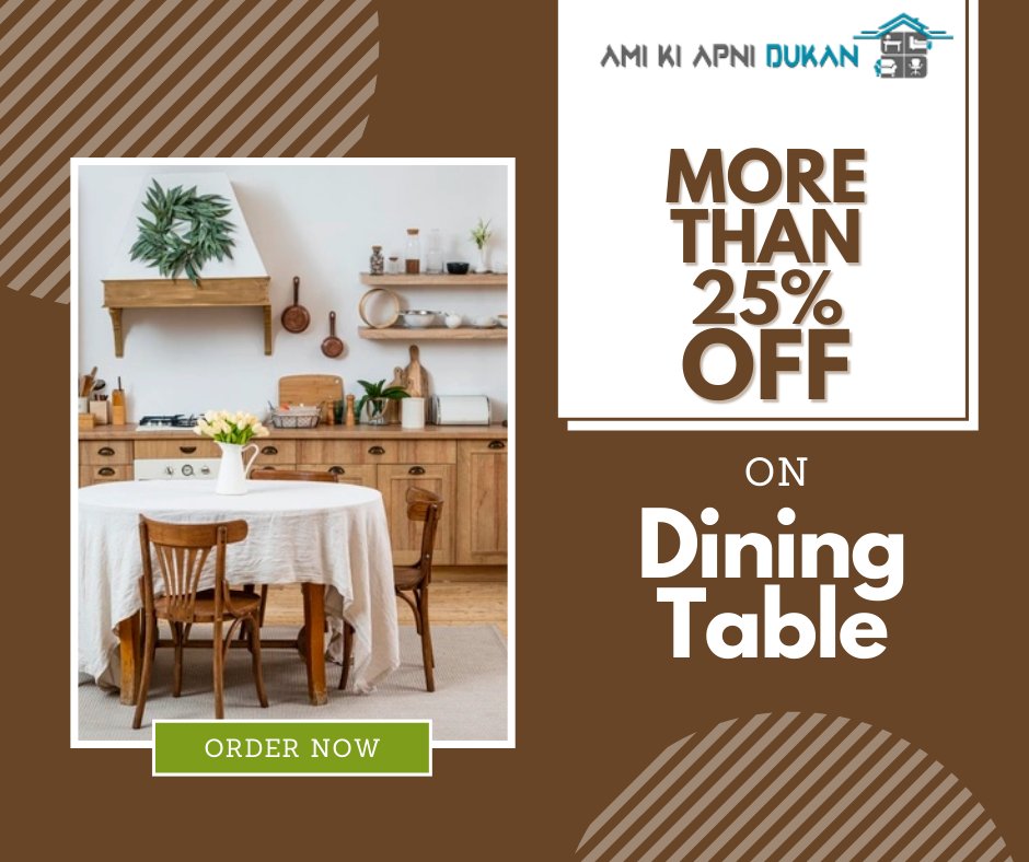 The big offer is available only on Amikiapnidukan on the dining table and other modern furniture.

#dinig #dinigtable #furniture #offer #sale #modernfurniture