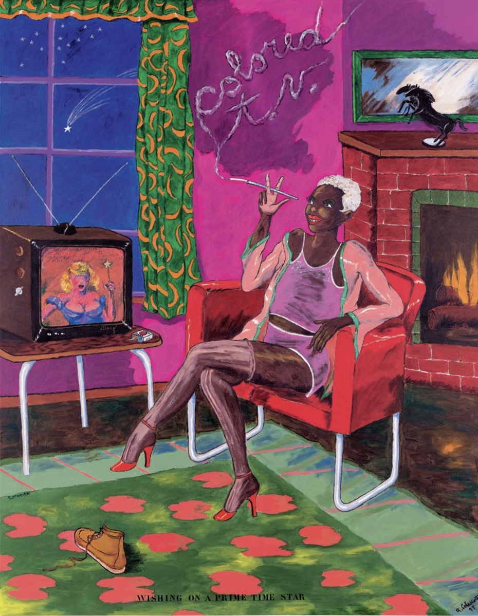 JRLundblad's tweet photo. #RobertColescott influenced a generation of African American artists. Now, a major retrospective puts his irreverent art front and center. “Art and Race Matters: The Career of Robert Colescott” opens today at the #ChicagoCulturalCenter. 

Free, open daily: https://t.co/AQ5aTBkQ7m https://t.co/vPmWzxa8iK