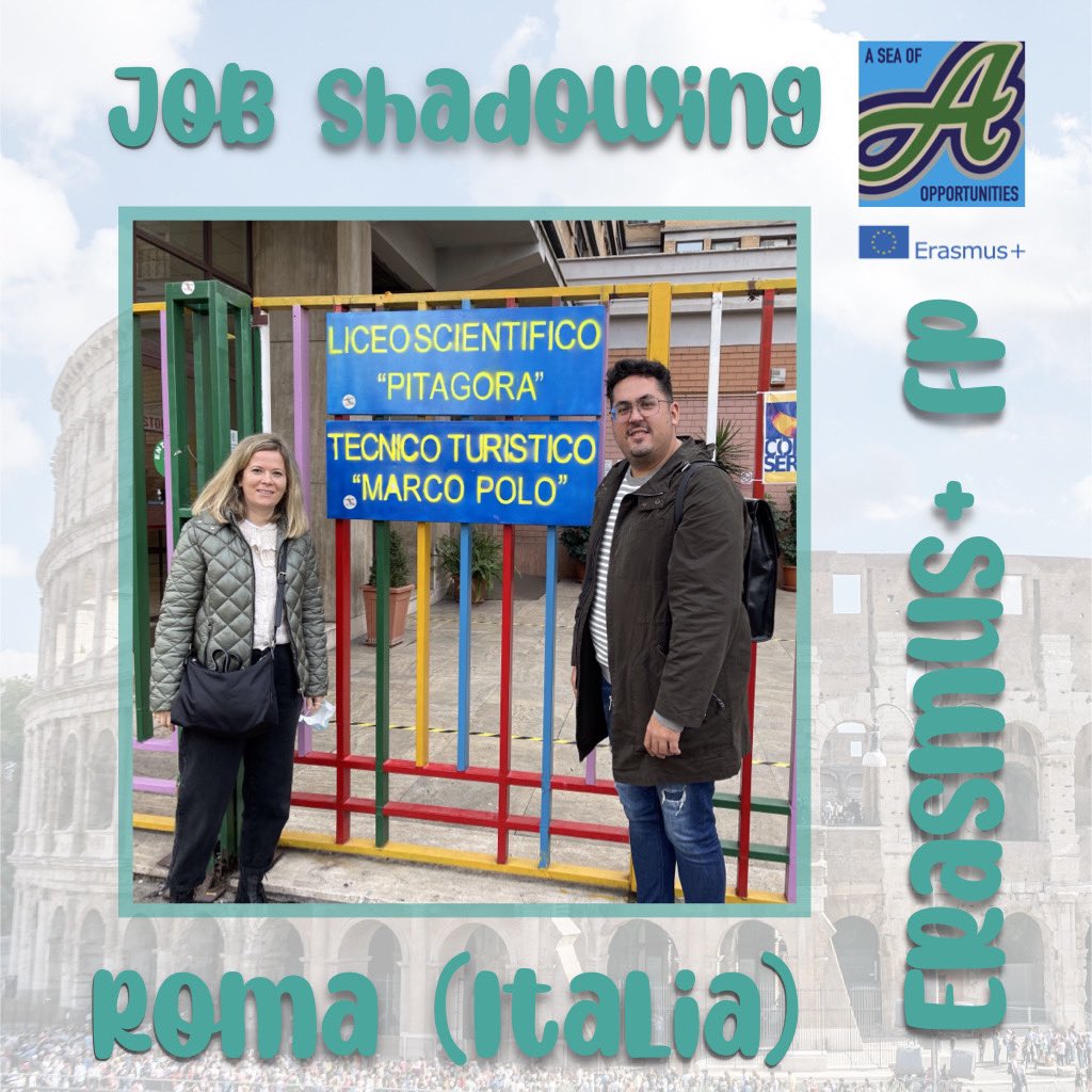 Profesorado del departamento ha tenido la oportunidad junto con otros miembros del consorcio “Alborán:  sea of opportunities” en Roma de conocer el sistema educativo italiano acudiendo a varios centros de formación profesional así como alguna empresa #ErasmusFP <a href="/EUErasmusPlus/">Erasmus+</a>