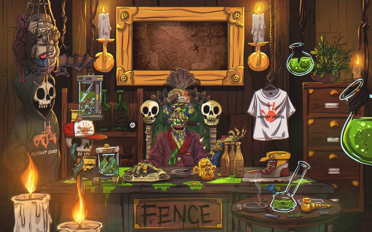 A little peak at what's in "store" for the Mutant Cartel... <a href="/BoredApeYC/">Bored Ape Yacht Club 🍌</a> #MAYC #MutantMerch