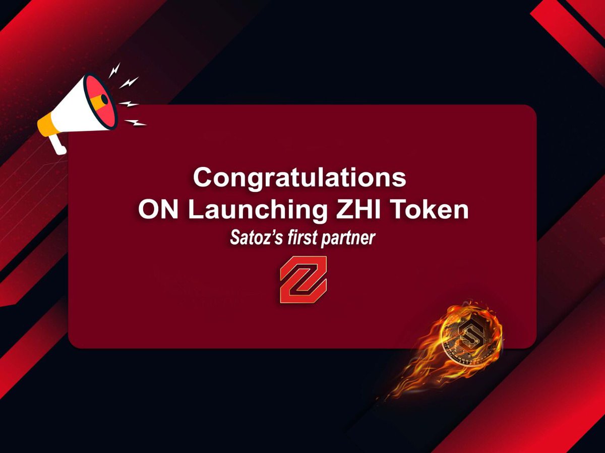 satozhiofficial's tweet photo. New Project Is Coming 🚀🚀🚀🚀🚀🚀

#zhitoken #pob #proofofburn #satozhi #satoz #Binance #BinanceSmartChain #BNB #SatozMobile #SatozVMT #SatozScan #Nfts #Bitcoin #BTC https://t.co/3N14BRDW9V