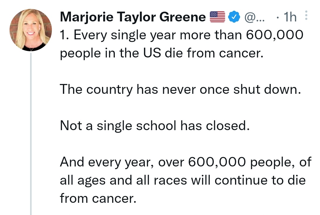 If she doesn't understand germ theory, how can she possibly understand the complex legislation she has to vote on?  This is the problem with modern politics: this sort of gross stupidity is rewarded by voters.