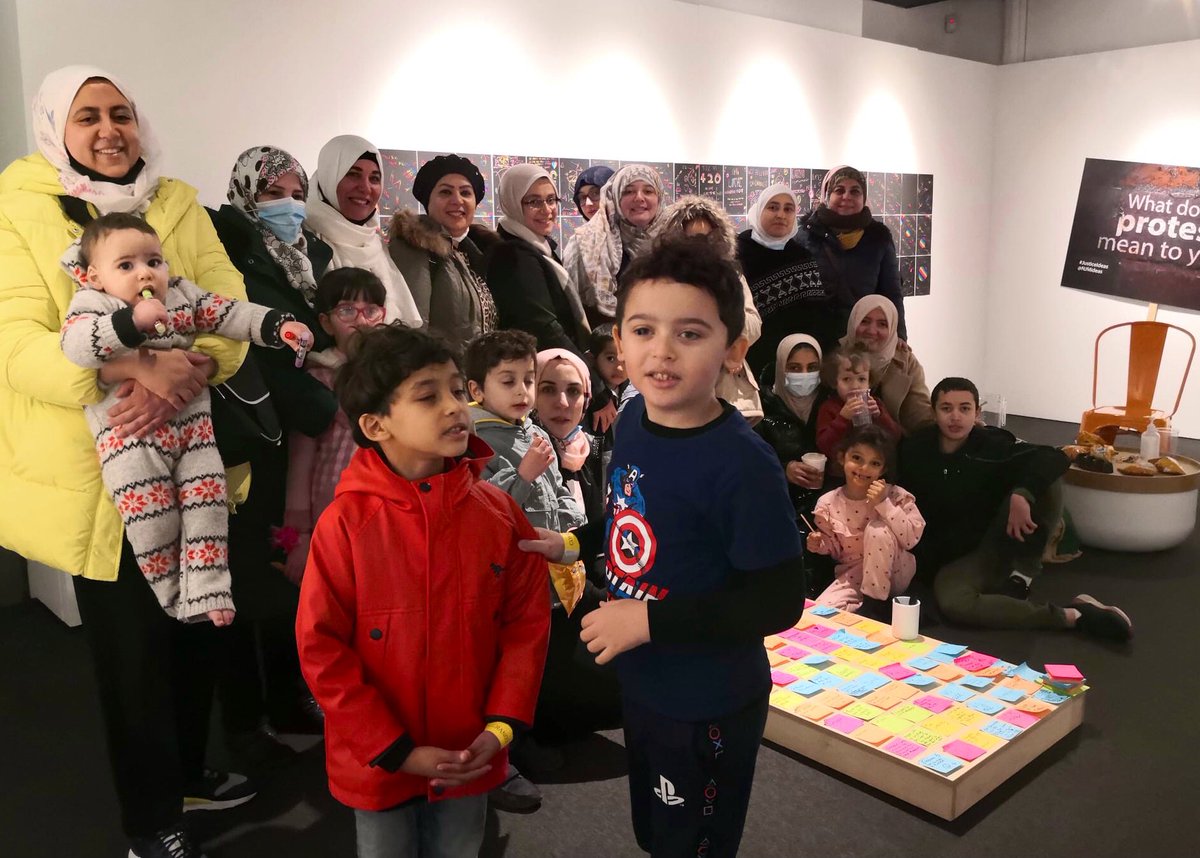 NJMIdeas's tweet photo. Thank you @heya_nottingham @msshebl2 for bringing such beautiful energy and creativity to the โprotest labโ @JusticeMuseum today ๐ Your thoughts and perspectives will add huge value to the next iteration of this project #NJMProtest #LetsCreate #museum #OfByForAll #coproduction https://t.co/Pp5V1Y7u3r