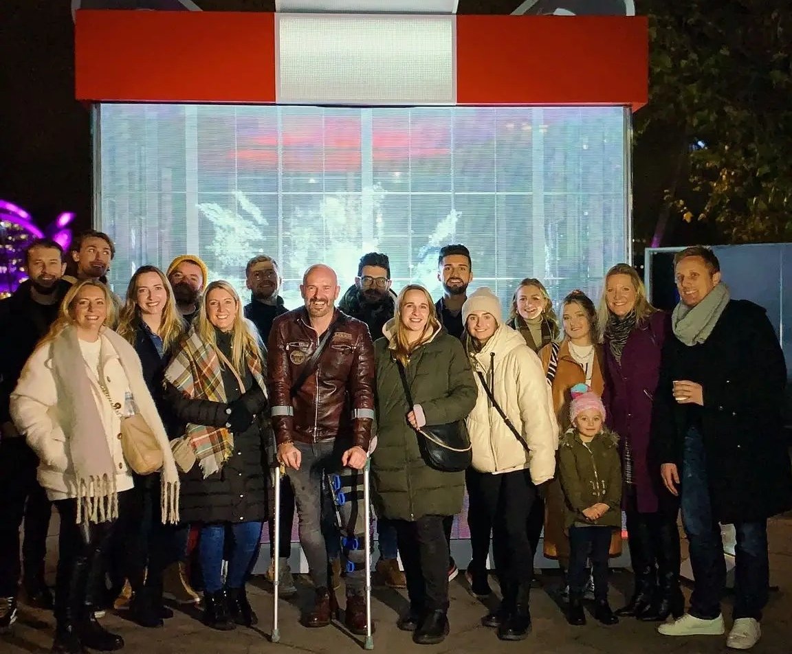 Loved working with <a href="/We_Are_Haygarth/">Haygarth</a> <a href="/VodafoneUK/">Vodafone UK</a>   for this #ReBoxingDay campaign. It encourages people to give the Gift of Connection this Christmas and tackle digital exclusion. 

Live at Southbank Centre until Sunday, 5th of December.

youtu.be/7oKCzF2PcZ8