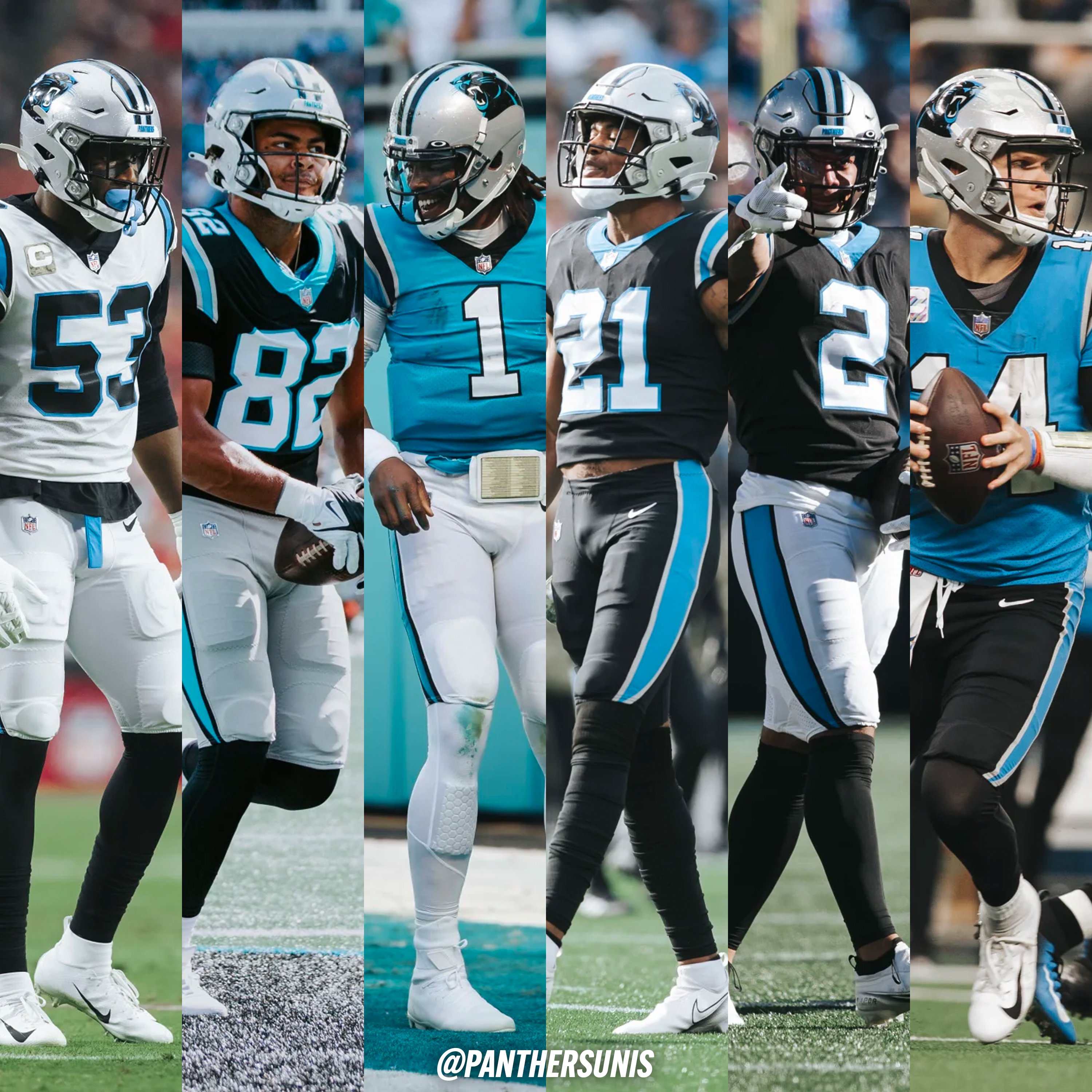 Carolina Panthers unveil new uniform combination for upcoming season