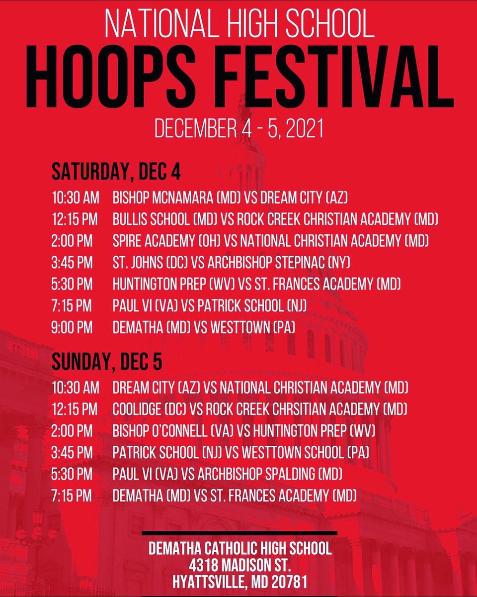 LegitSportStats's tweet photo. Proud to be the official stats and analytics service for the National High School Hoops Festival at DeMatha HS. One of the country’s best basketball showcases with multiple D1 prospects in every game🏀🔥📊#dmvhoops #legitstats #sportsanalytics https://t.co/2XMuRq1a1A